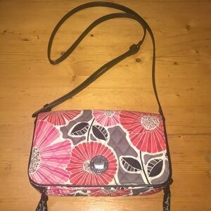Vera Bradley Pink Gray Black Purse